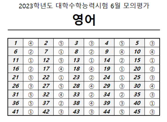 영어 정답지.PNG