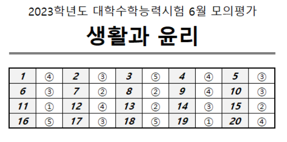 생윤 정답지.PNG